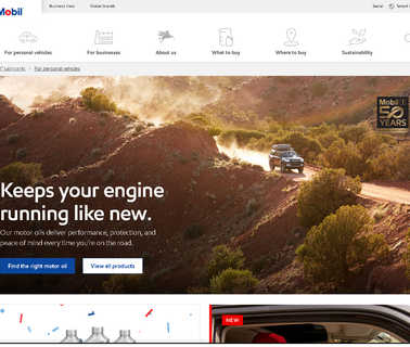 Exxonmobil motor car oil
