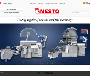 Nesto - Home Page thermoforming packaging machines