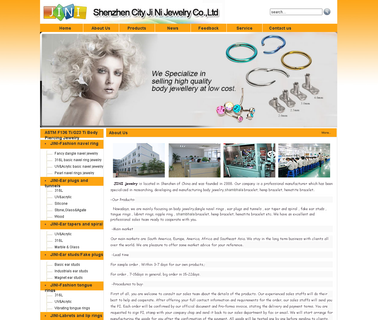 Shenzhen City Ji Ni Jewelry ear studs