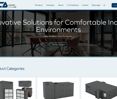 United Coolair Corporation water cooled industrial system