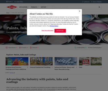 Dow Chemical Company barrier paper