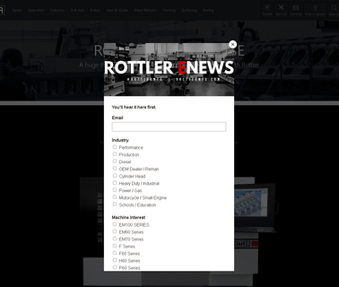 Rottler Manufacturing control crankshaft