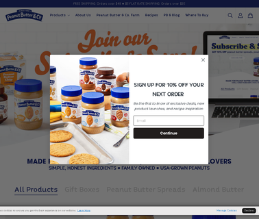 Peanut Butter & Co. world snacks