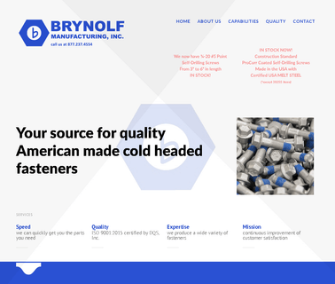 Brynolf Manufacturing manufacturing source