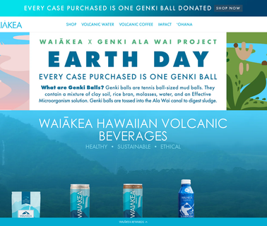 Waiakea Hawaiian Volcanic Water filtered