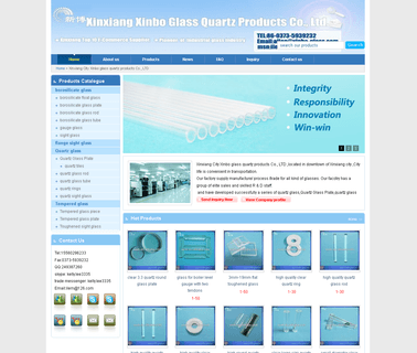 Xinxiang City Xinbo Glass Quartz Products tube glass borosilicate