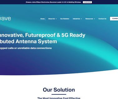 Zinwave backhaul fiber