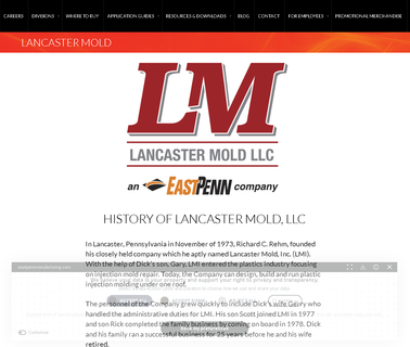 Plastic Injection Molding - Lancaster Mold  injection molding prototype