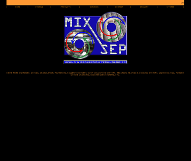 Mixsep Mixing & Separation Technologies high speed mixer equipment