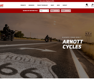 Arnott Motorcycle Air Suspension island can