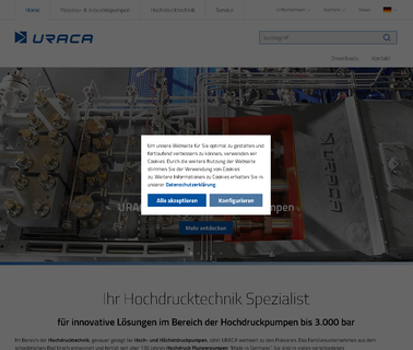Uraca Pumpenfabrik Co plunger