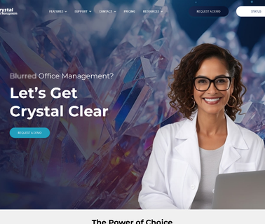 Crystal Practice Management Abeo Solutions Inc low vision aids and visual