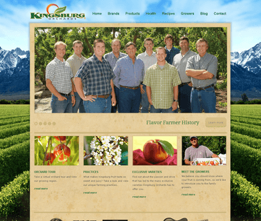 Kingsburg Orchards white goal