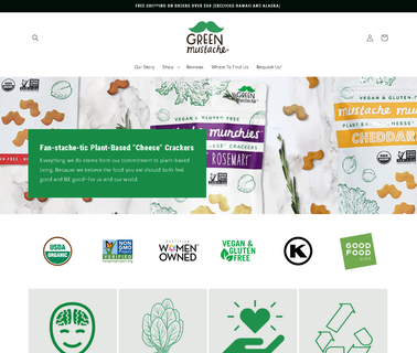 Green Mustache: Profile healthy organic vegan snacks