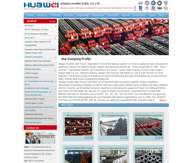 Jiangsu Huawei Steel carbon steel line pipe