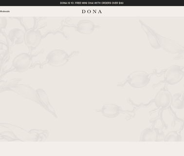 Dona Chai fancy cup