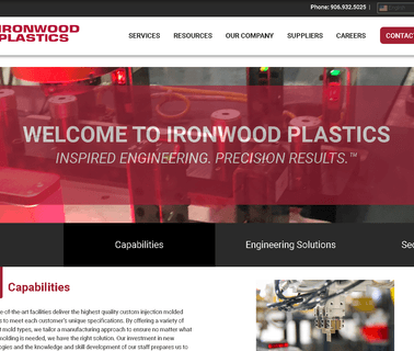Home Ironwood Plastics custom mold base