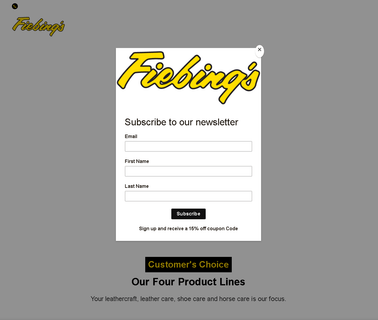 Fiebing leather home furnishings