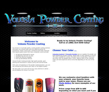 Volusia Powder Coating - New Smyrna Beach & Edgewater Daytona powder polishing