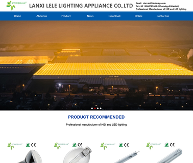 Lanxi Lele Lighting Appliance tungsten lamps