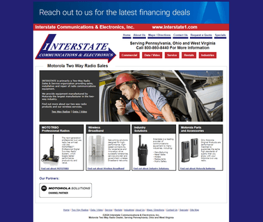 Interstate Communications & Electronics Motorola Two Way Radio electronics west