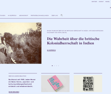 Die Andere Bibliothek Gmbh & Co. Kg sch
