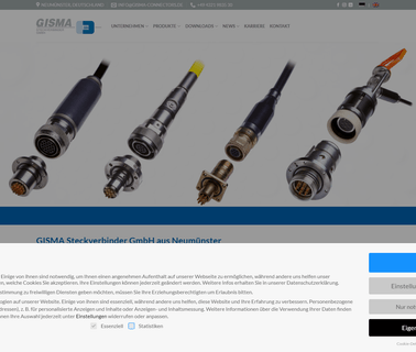 Steckverbinder Gisma Connectors kabel stecker