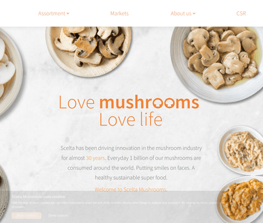 Scelta Mushrooms B.V. canned healthy