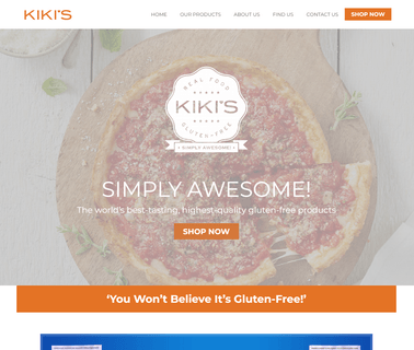 Kikis Gluten Free Food appetizers