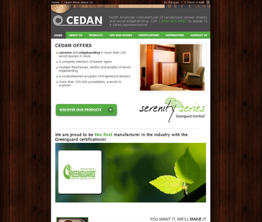 Cedan Industries engineered wood veneer