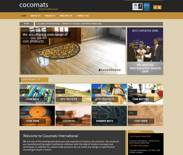 Cocomats International rubberised coir
