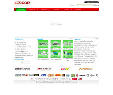 Ledgor Lighting Technology led spot light 220v