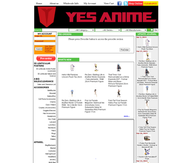 Yesanime licensed dolls
