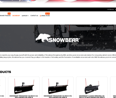 Snowbear® Plows Inc. snow tire