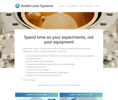 Stable Laser Systems low level laser equipment