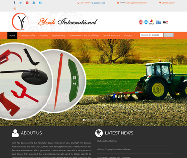 Yerik International cylinders ram
