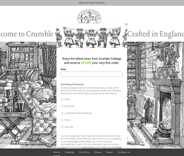 Christmas At Crumble Cottage Ltd gifts inspired