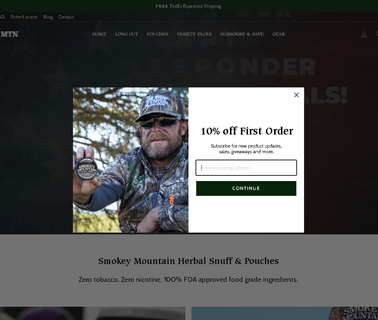Smokey Mountain Snuff tobacco products smokeless