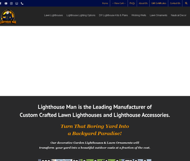 Custom Crafted Lawn Light decor nautical