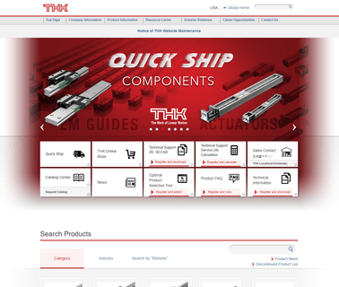 Thk India. guide rails
