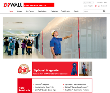 Zipwall barrier one