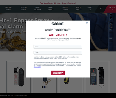 Pepper Spray Sabre Red S cuddeback attack