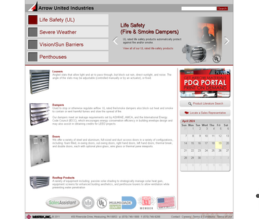 Arrow United Industries inlets