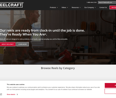 Reelcraft Ind welding trailers