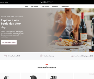 Home - Coravin fresh wine