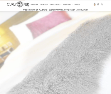 Curly Fur Imports leather pillows
