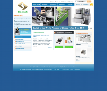 Sodick Technologies India. die sinking machine