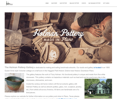 Holman Pottery stoneware pottery