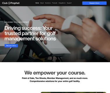 Club Prophet Systems golf facilities