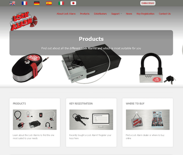Lock Alarm Route 1 Group anti theft lock safe